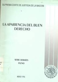 Image of La apariencia del buen derecho
