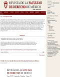 Revista de la Facultad de Derecho de México